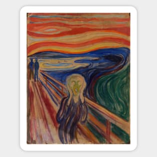 Scream by Edvard Munch Sticker